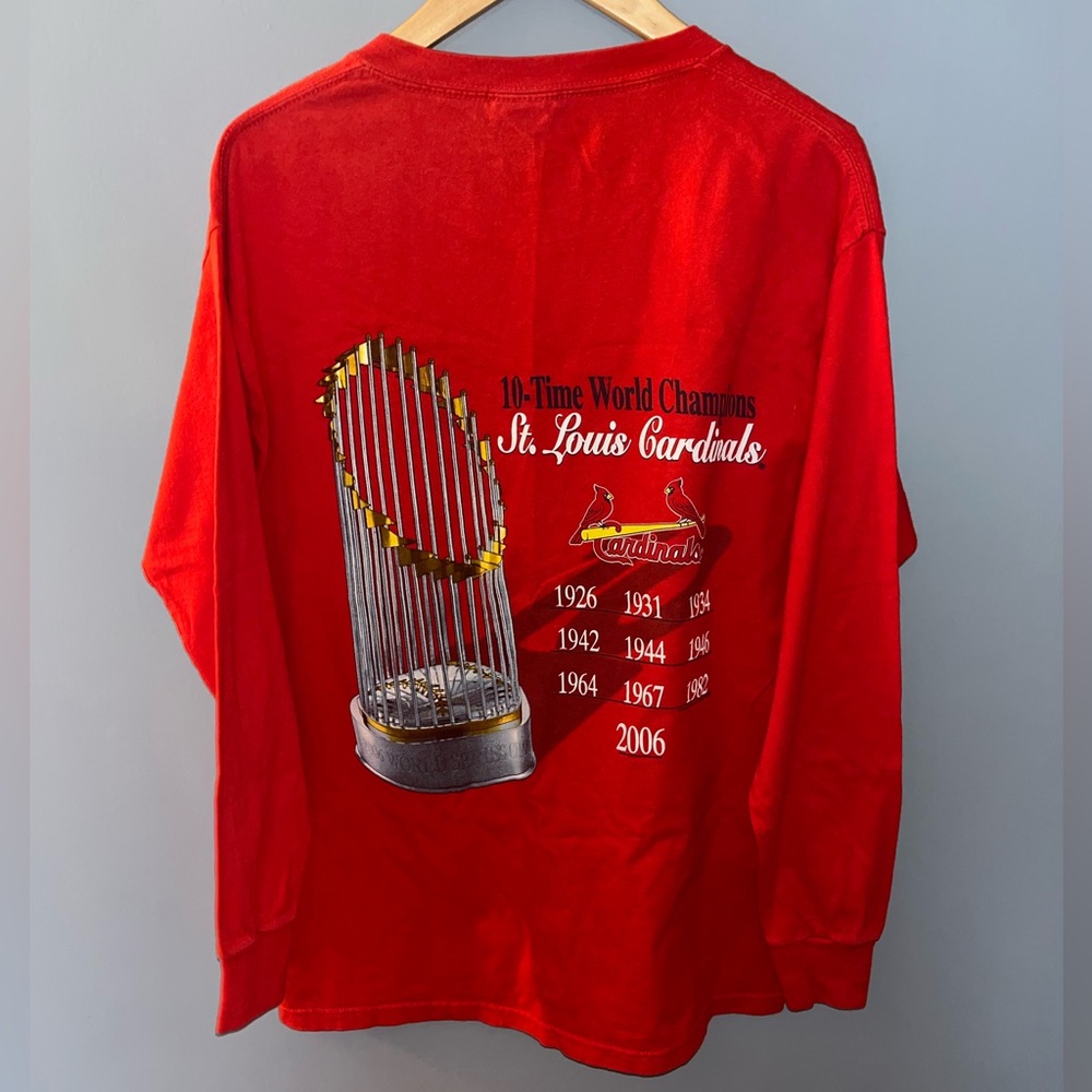 St. Louis Cardinals 2006 World Champions Long Sleeve‎ Shirt